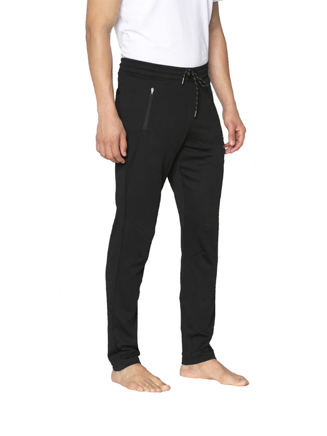 Black Regular Fit Trackpants