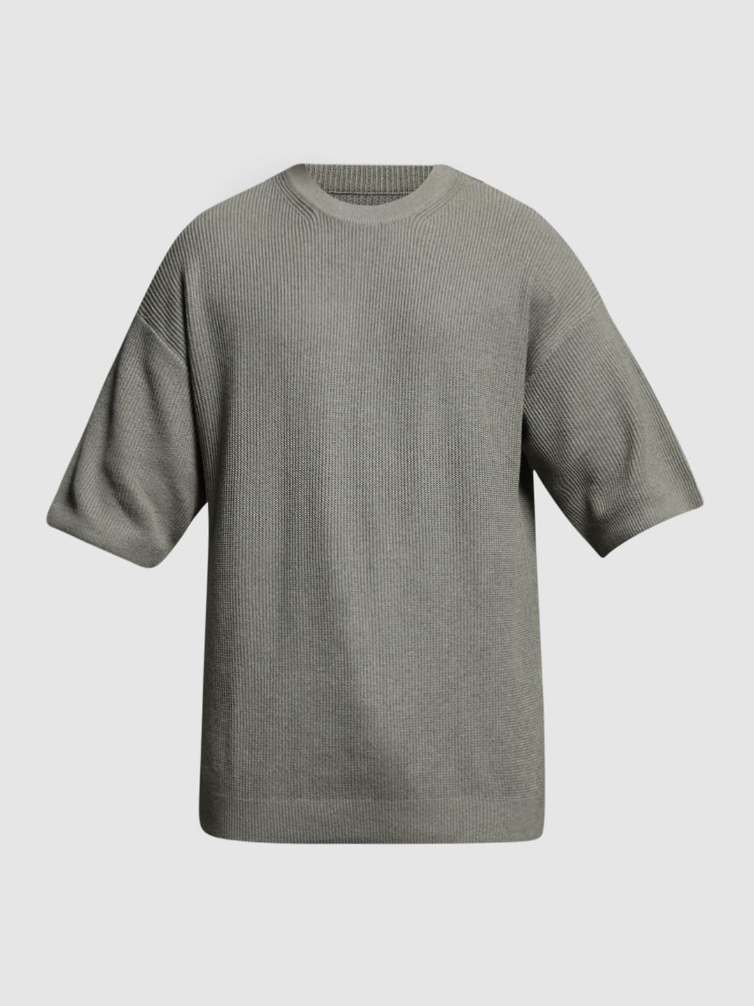 Green Crew Neck Pullover