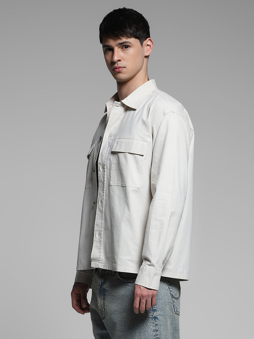 Off-White Cotton Overshirt
