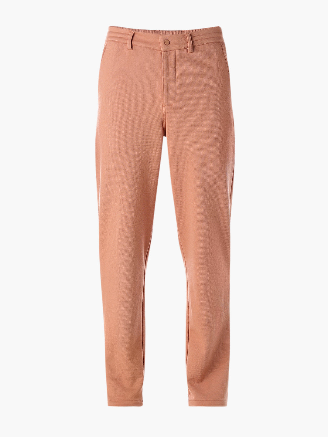Regular Fit Mid Rise Pants - Orange