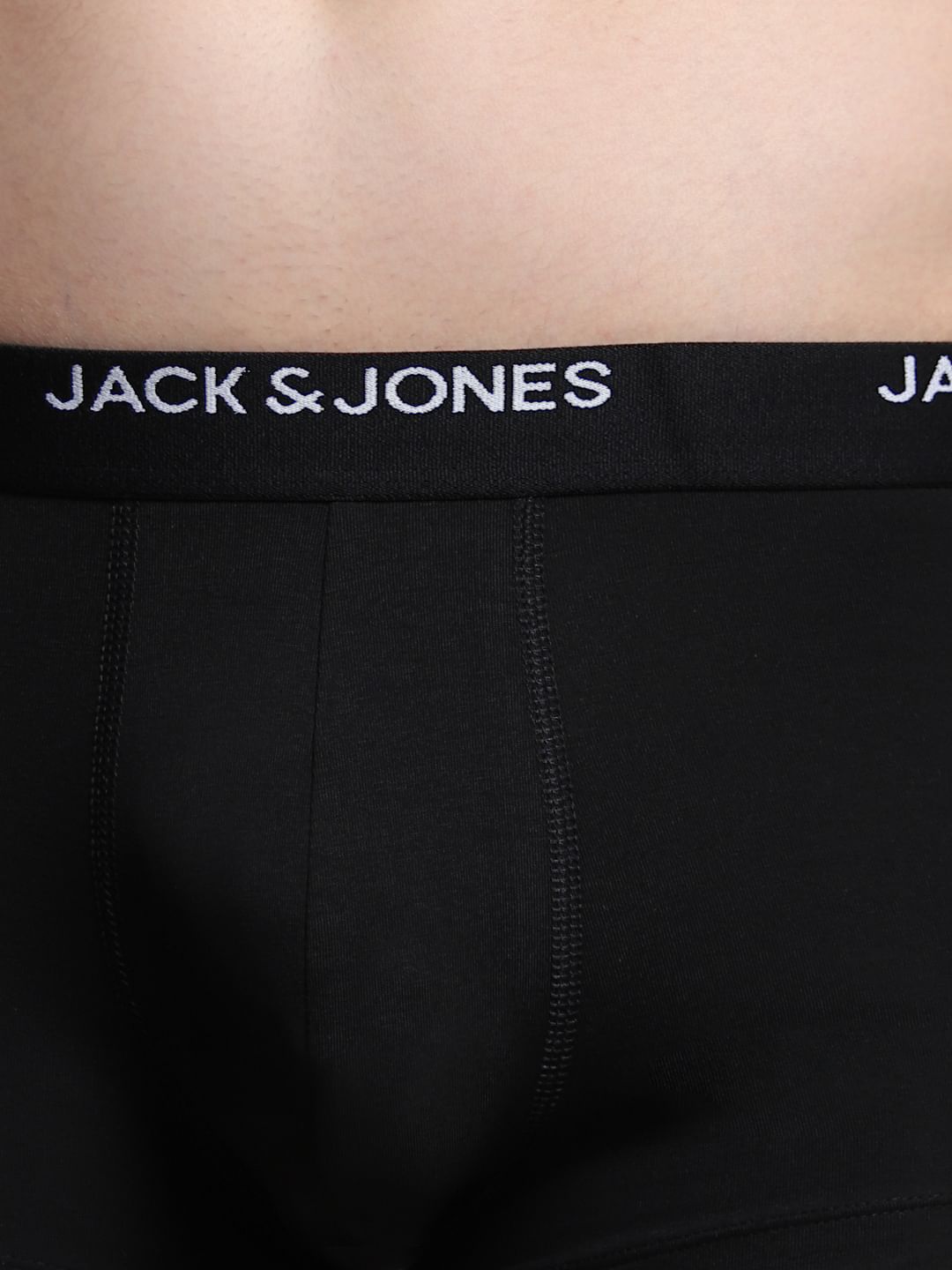 Pack of 5 Black Logo Print Trunks