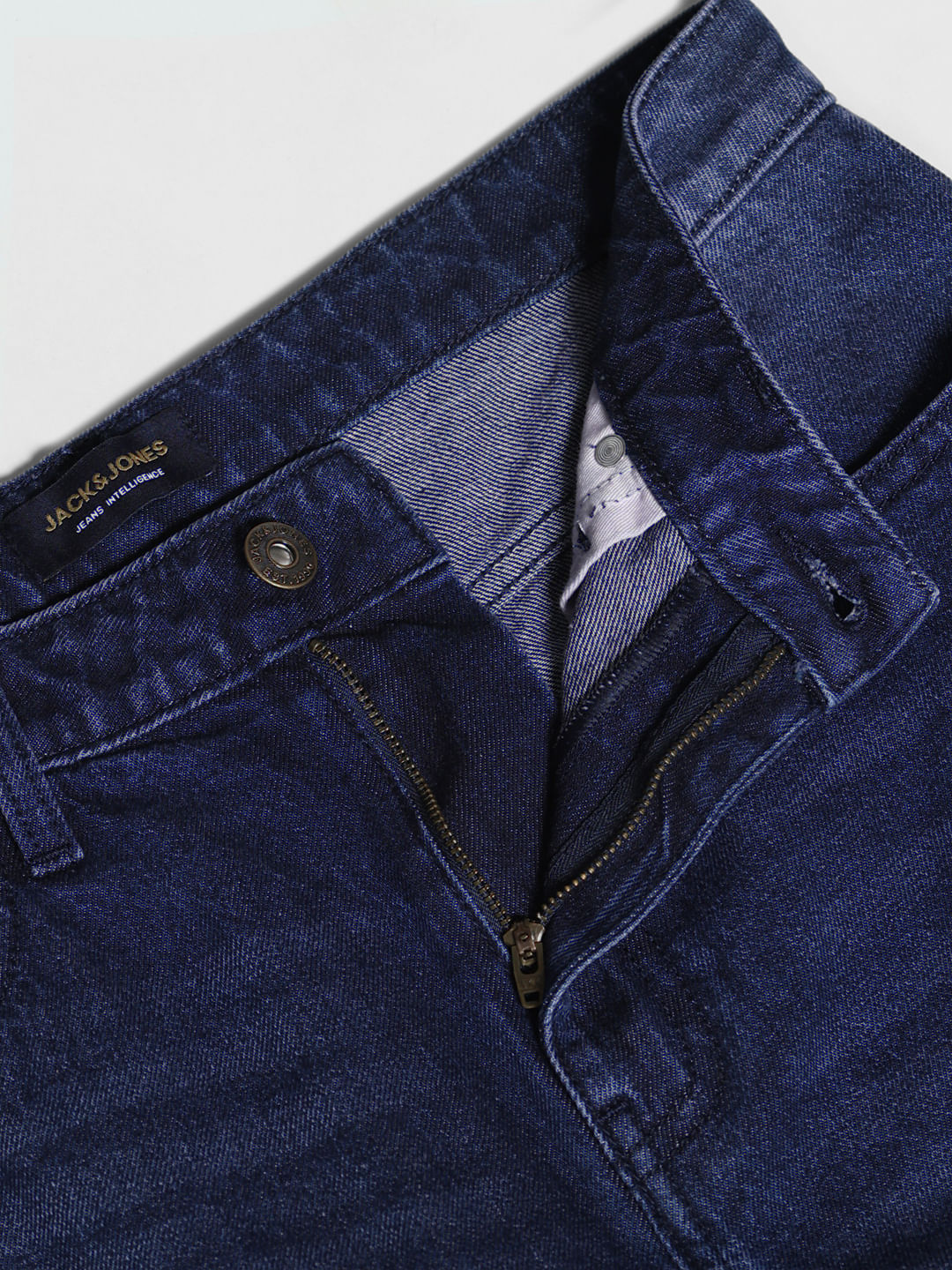 Dark Blue High Rise Dario Loose Fit Jeans