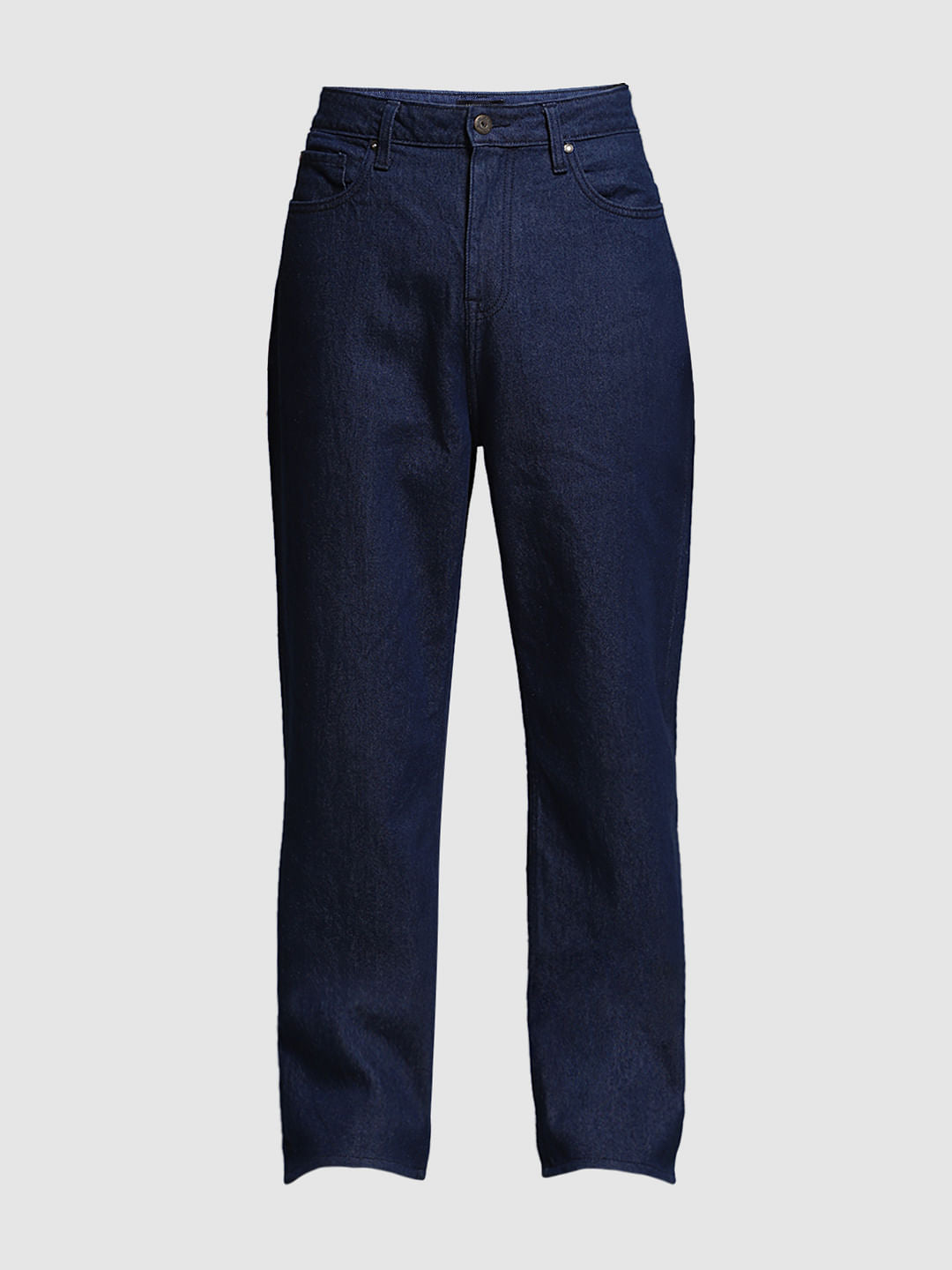 Blue High Rise Dario Loose Fit Jeans