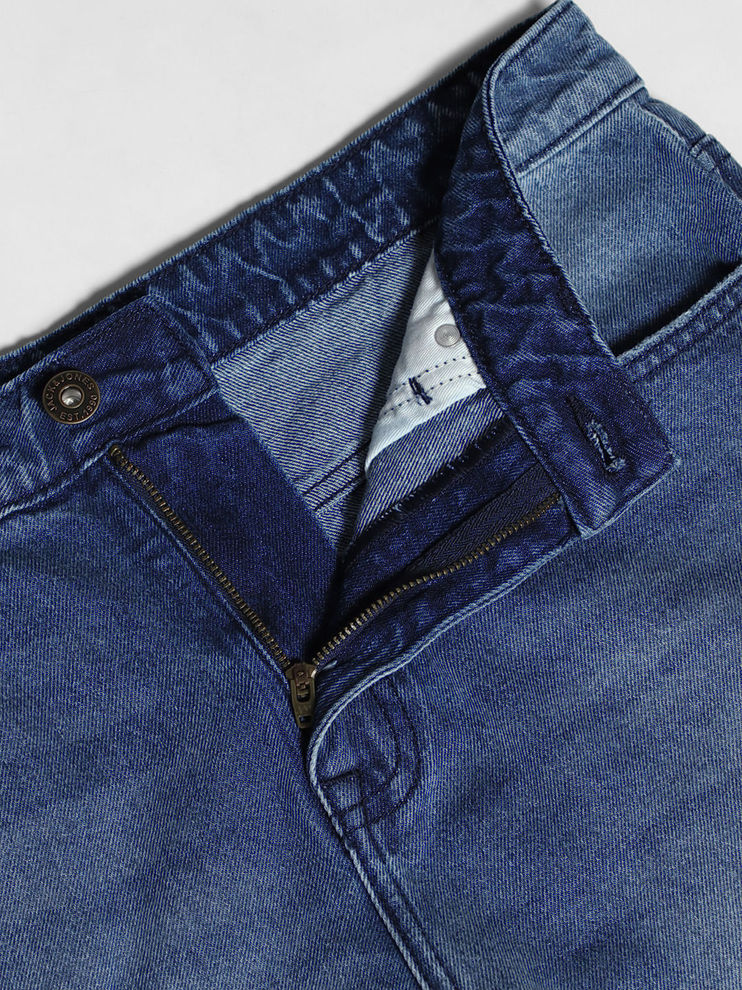 Dark Blue High Rise Dario Loose Fit Jeans