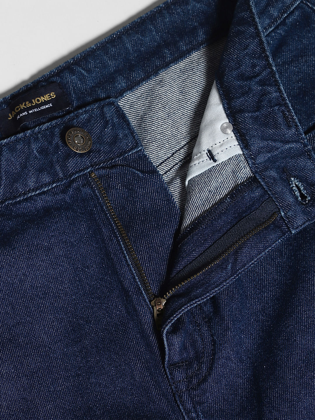 Dark Blue High Rise Dario Loose Fit Jeans