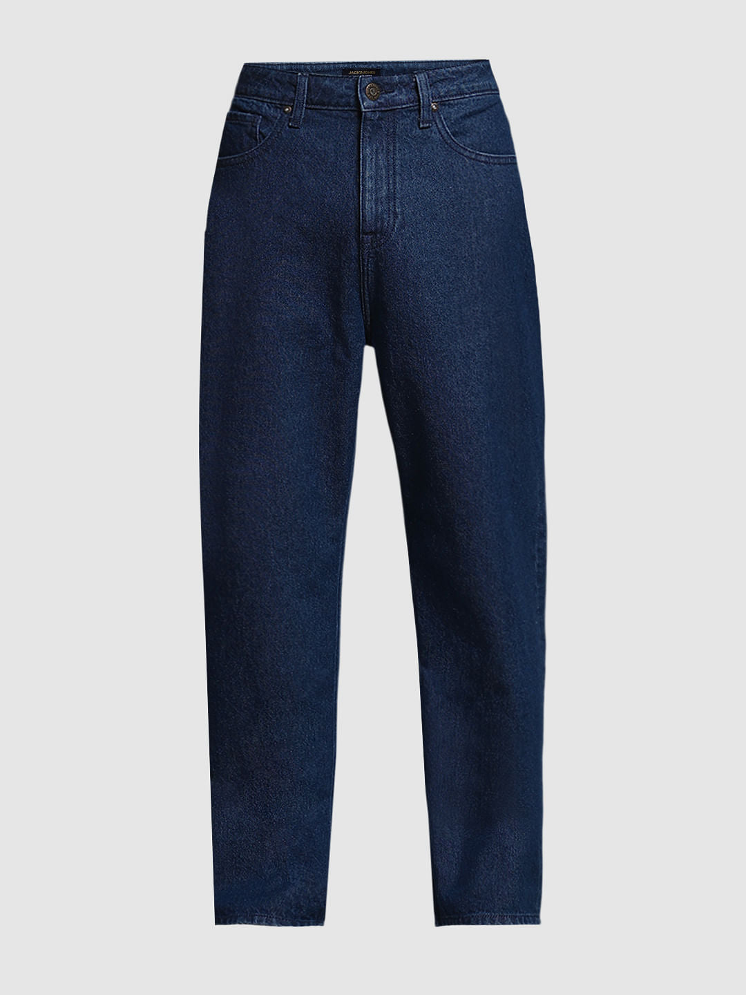 Dark Blue High Rise Dario Loose Fit Jeans