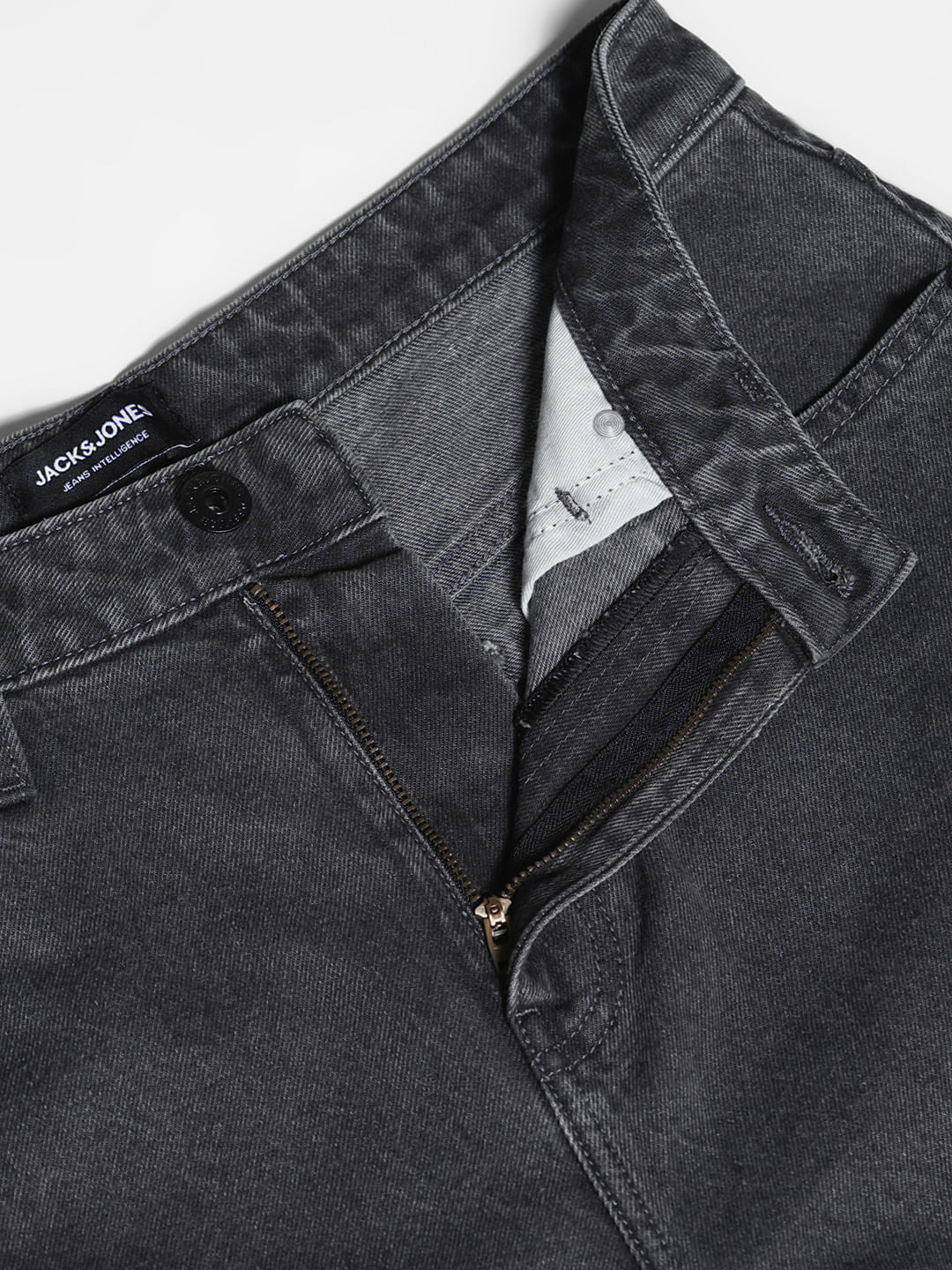 Grey High Rise Dario Loose Fit Jeans