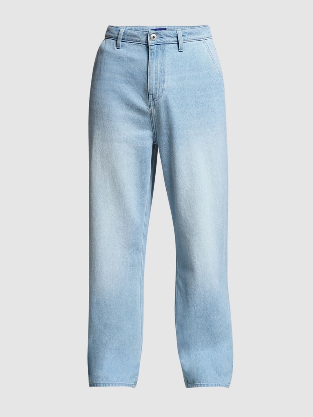 Light Blue High Rise Dario Loose Fit Jeans