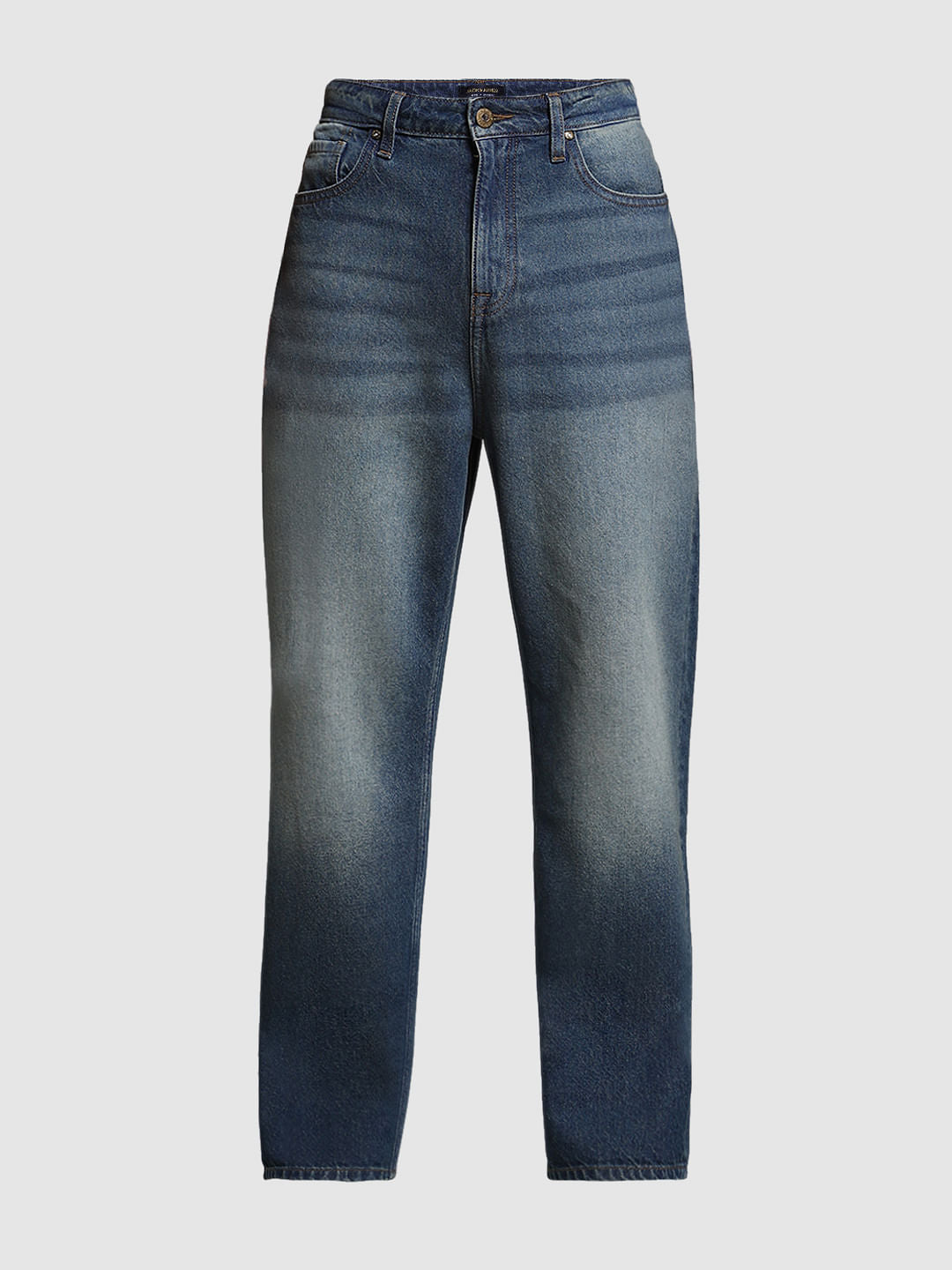 Blue High Rise Dario Loose Fit Jeans