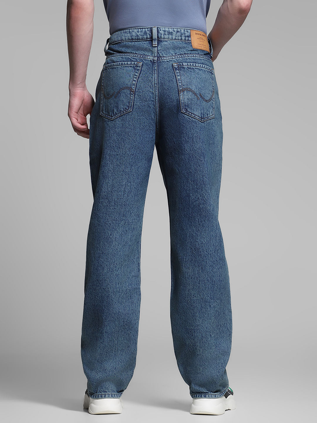Blue High Rise Dario Loose Fit Jeans