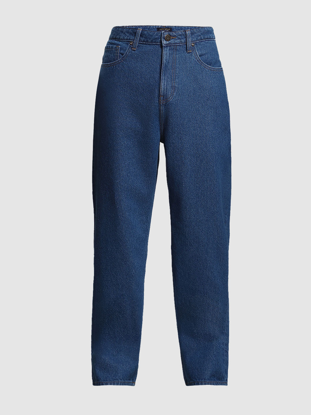 Blue High Rise Dario Loose Fit Jeans