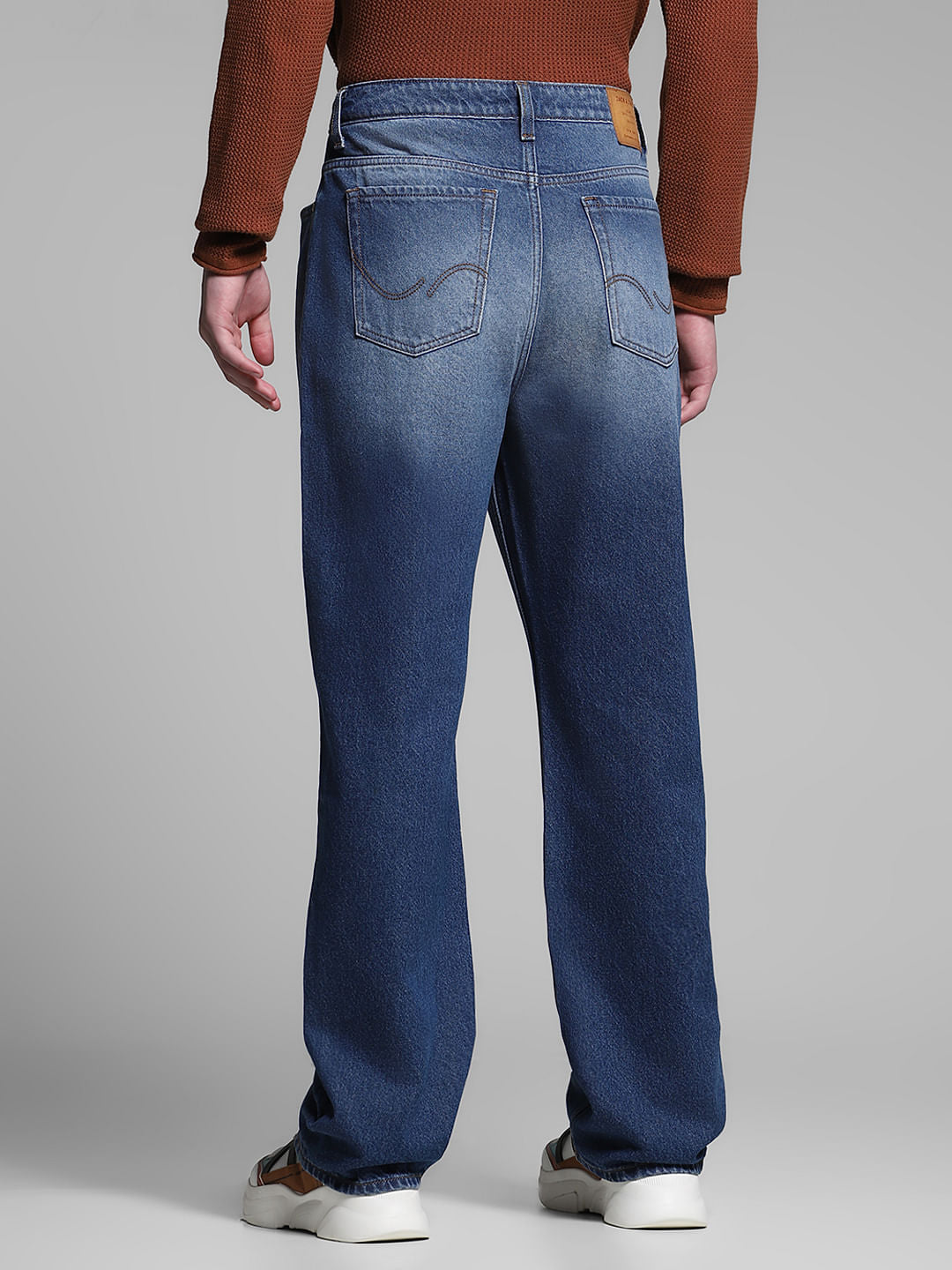 Blue High Rise Dario Loose Fit Jeans