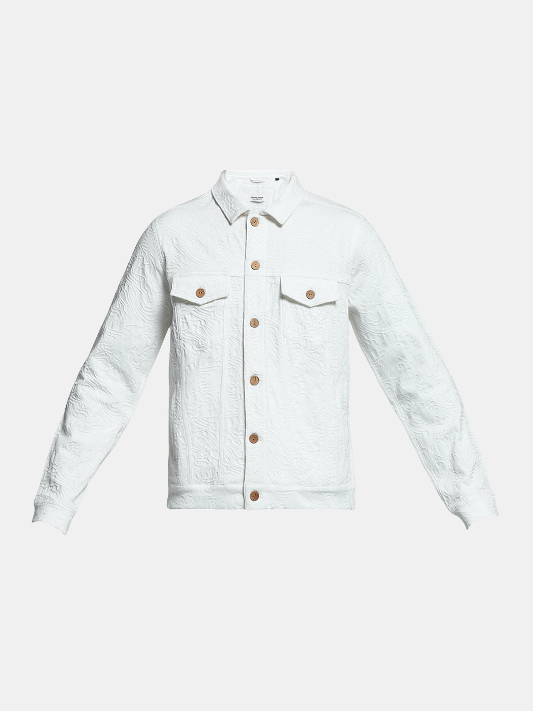 White Jacquard Jacket