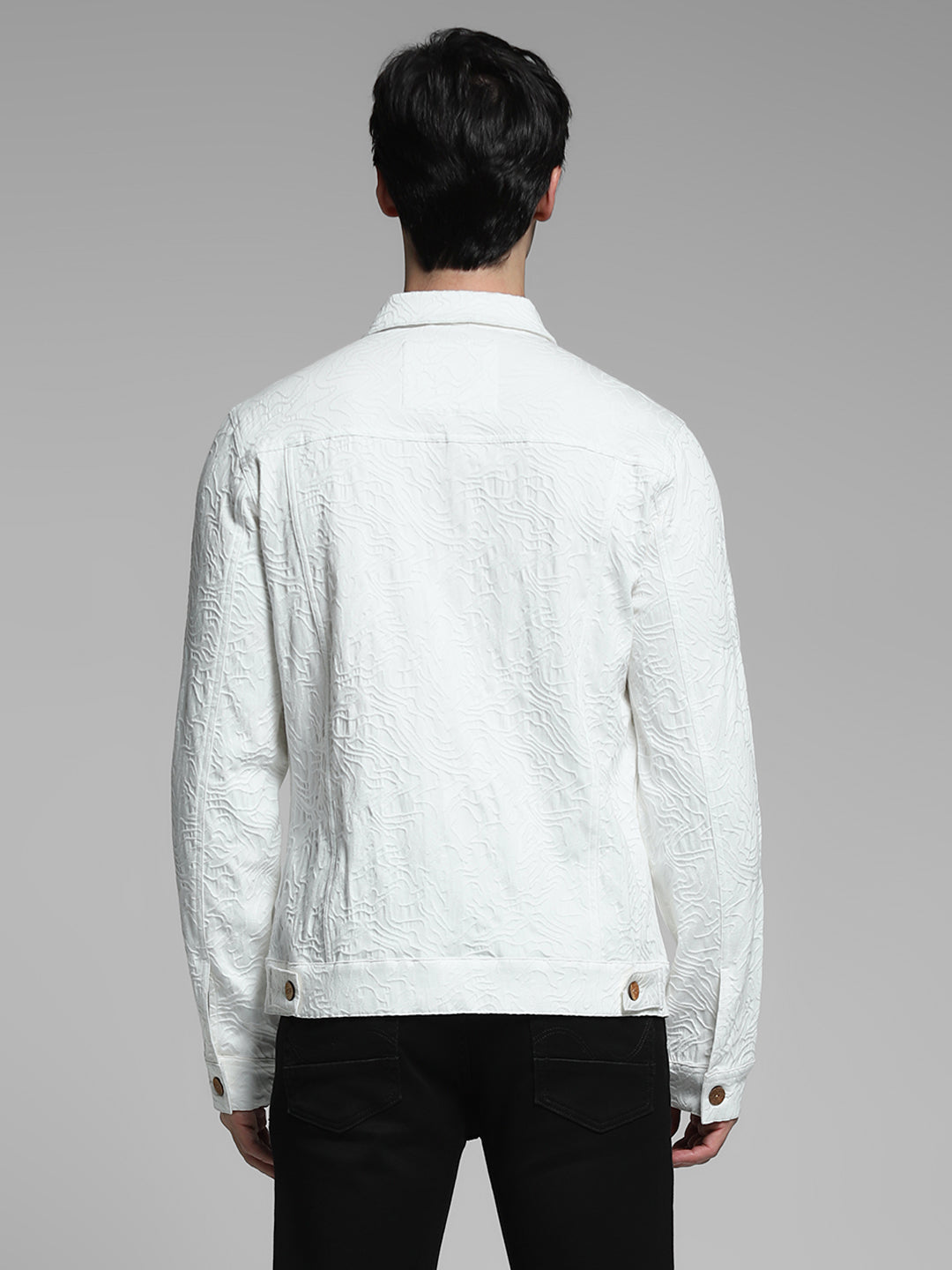 White Jacquard Jacket