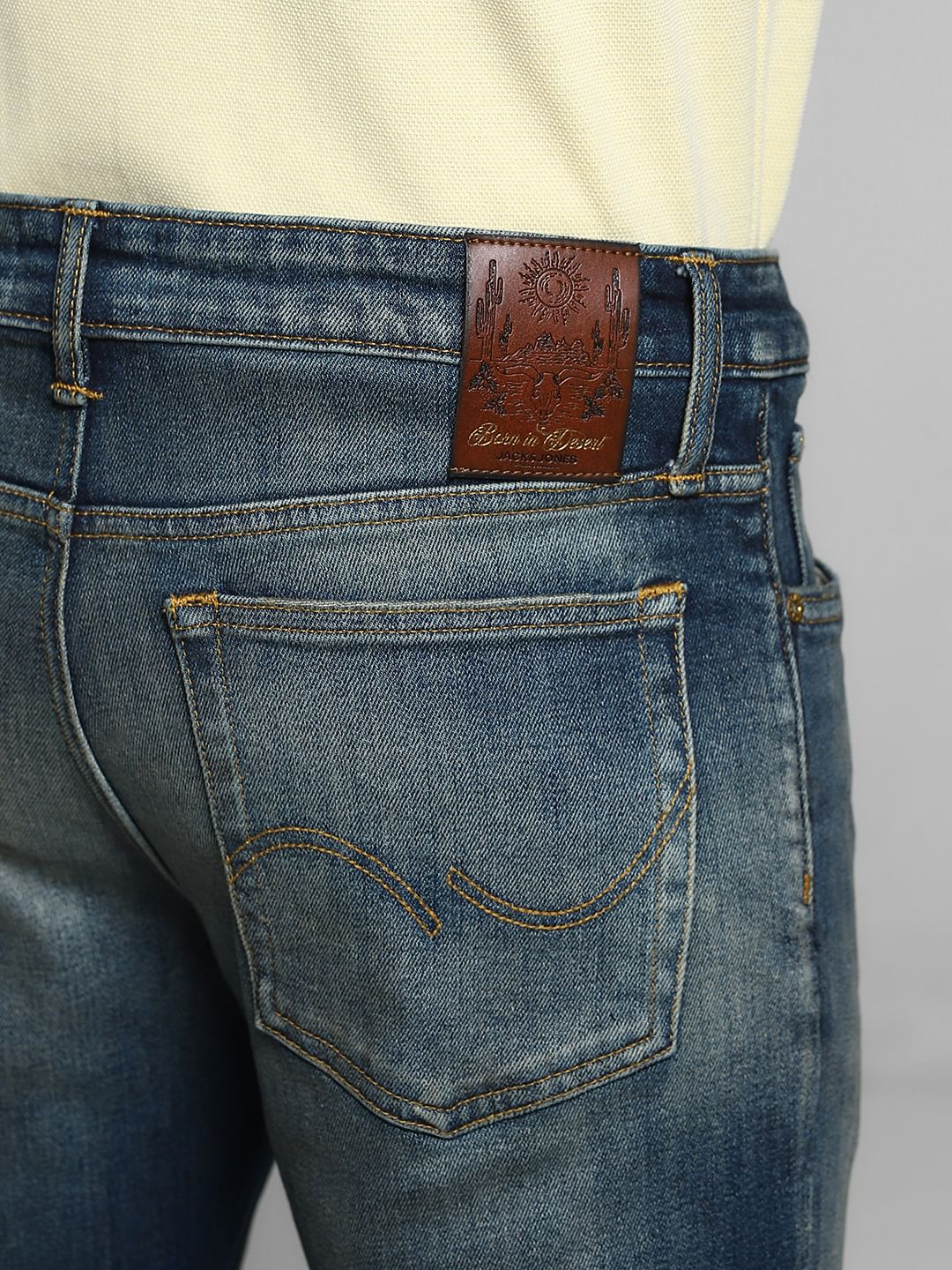 Mildly Distressed Glenn Slim Fit Jeans