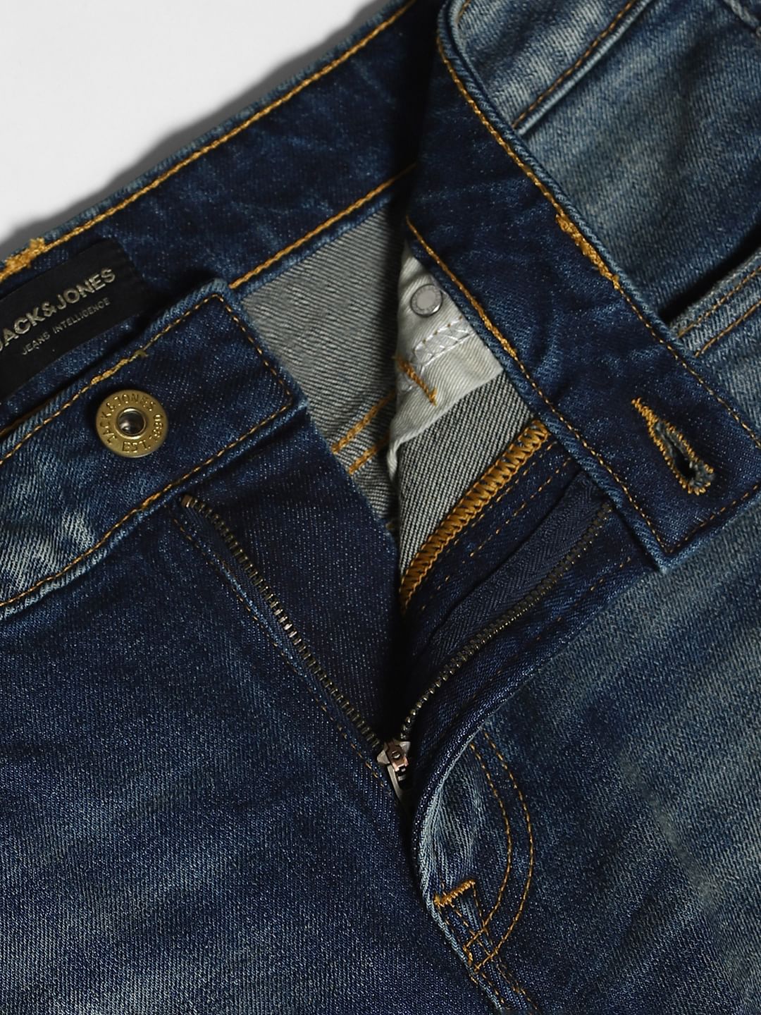 Mildly Distressed Glenn Slim Fit Jeans