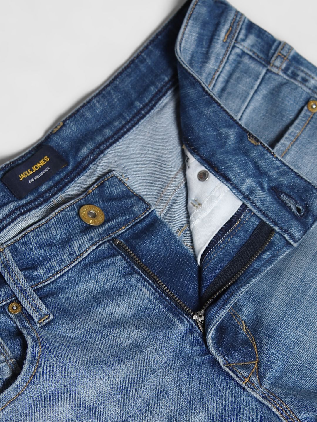 Light Blue Low Rise Glenn Distressed Jeans