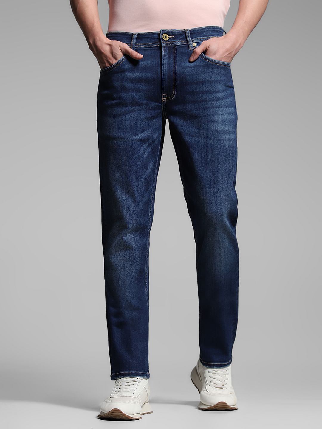 Dark Blue Low Rise Ben Skinny Jeans