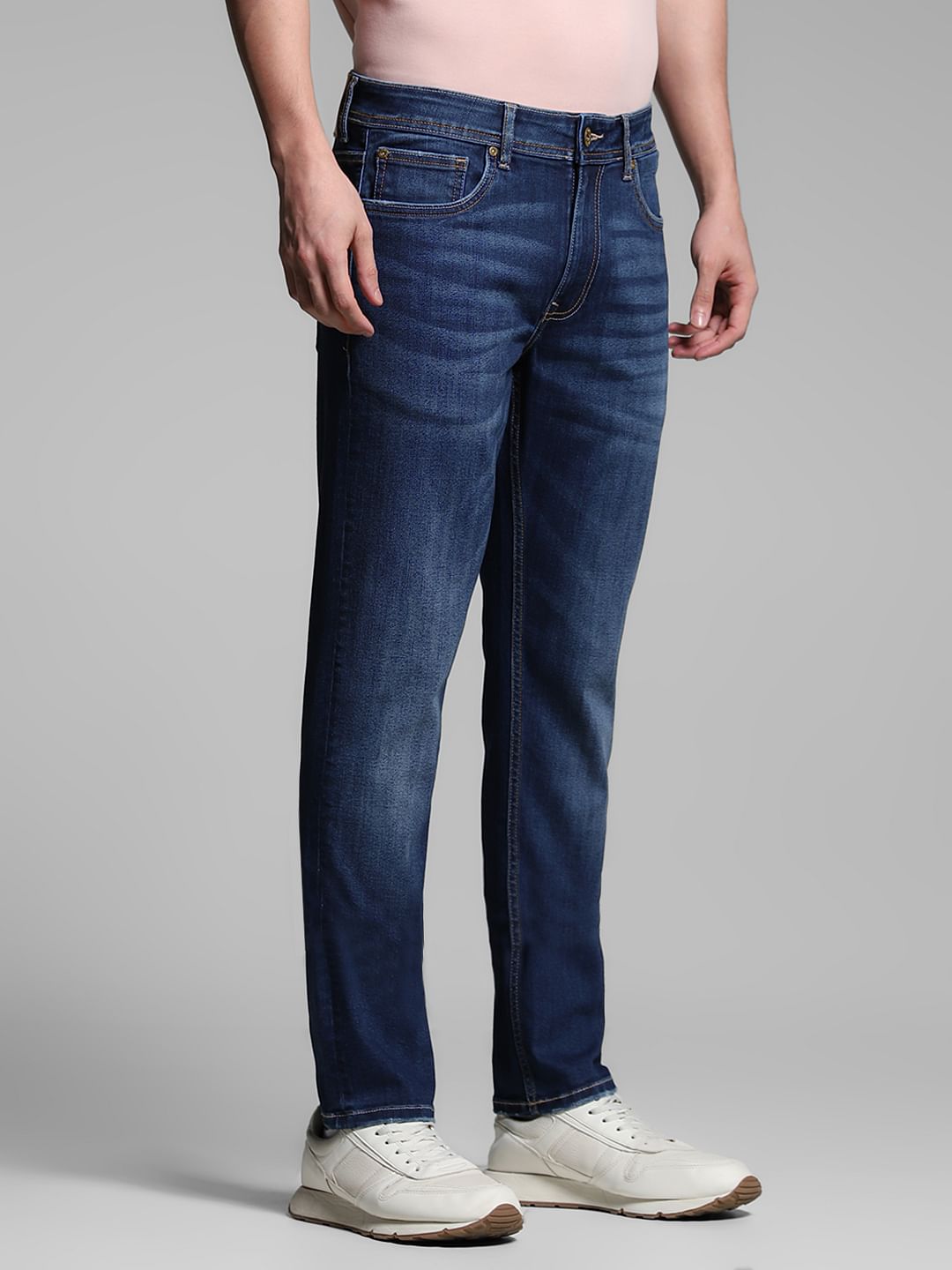 Dark Blue Low Rise Ben Skinny Jeans