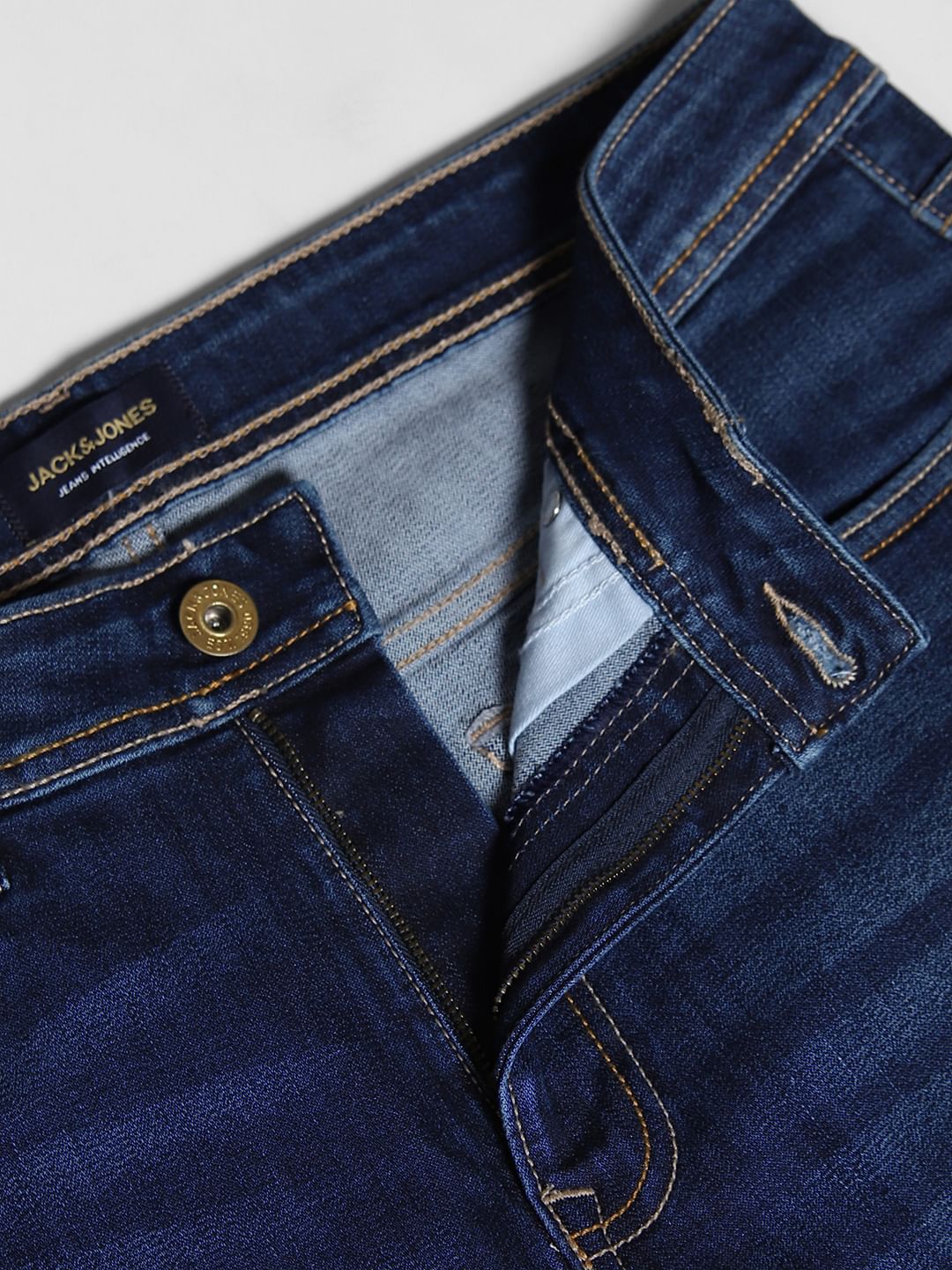 Dark Blue Low Rise Ben Skinny Jeans