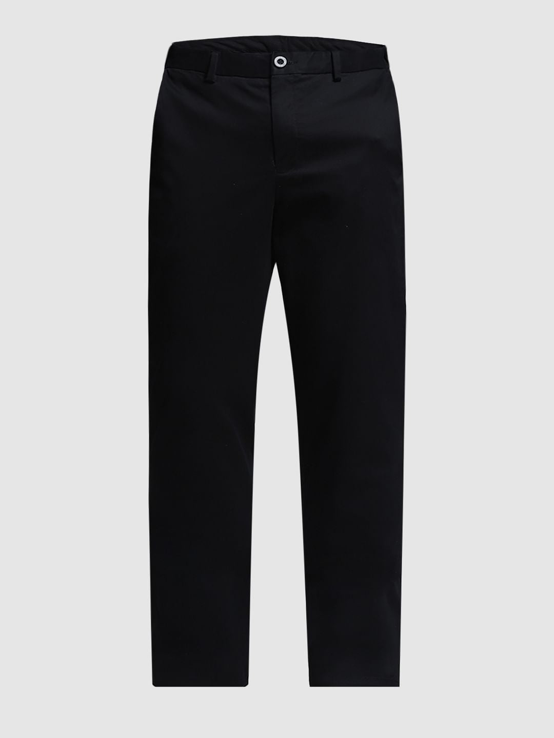 Black Mid Rise Flex Pants