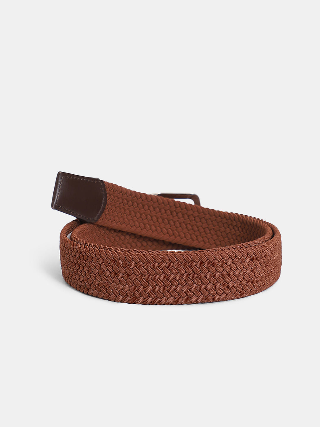 Brown Braided Belt