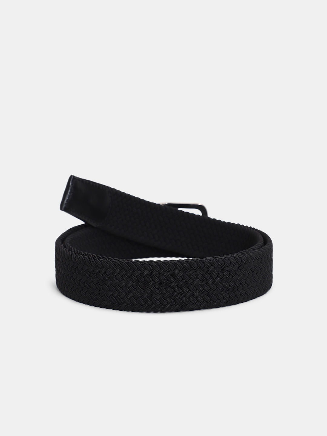 Black Braided Belt