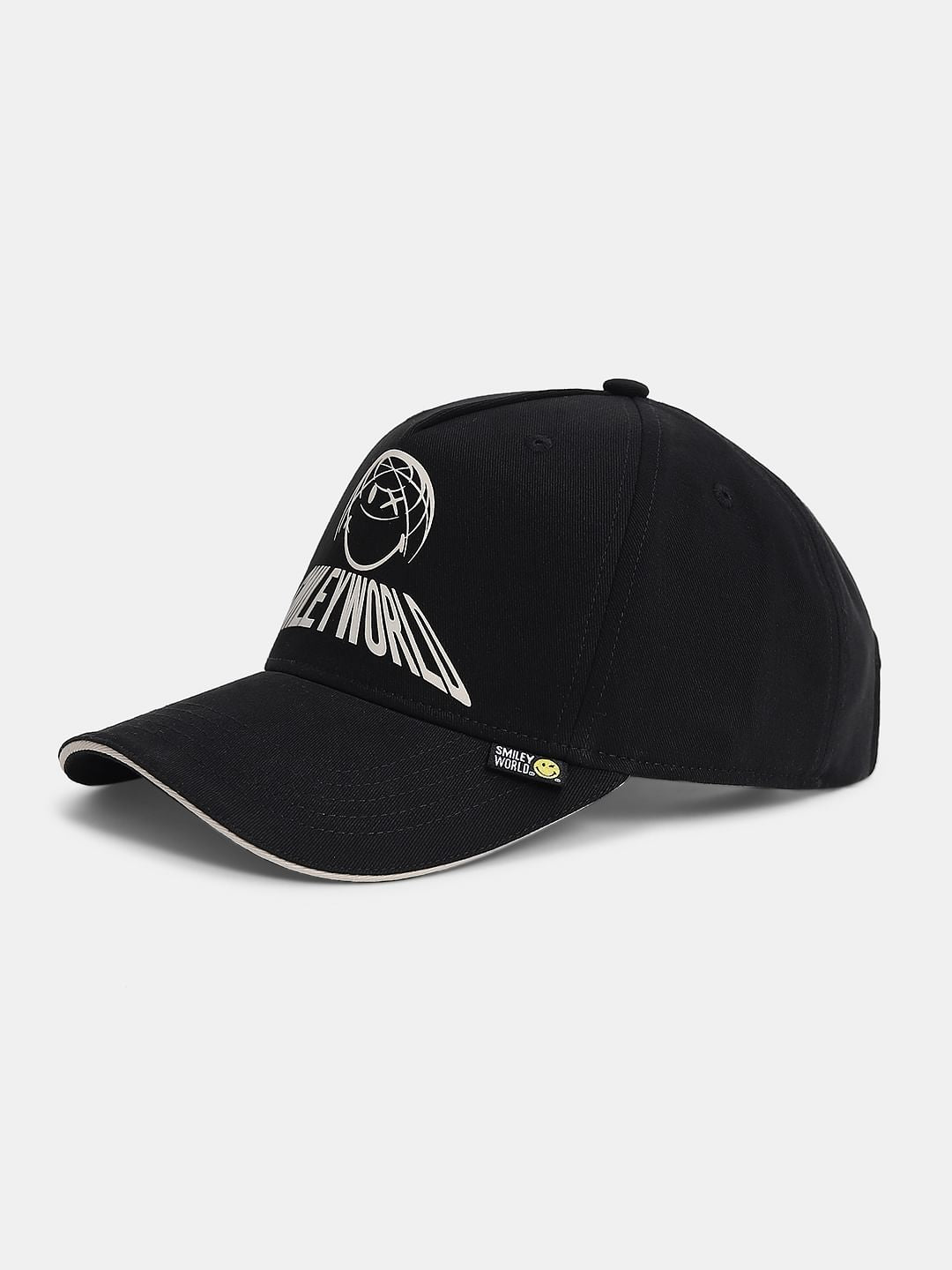 SMILEY Black Baseball Cap