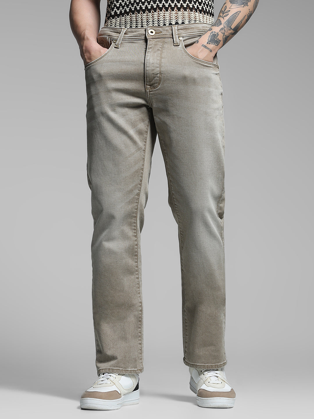 JACK&JONES Brown Regular Fit Jeans