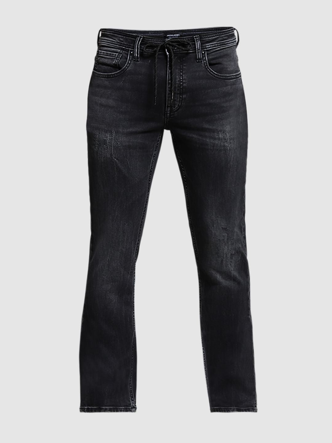 Black Low Rise Clark Regular Fit Jeans