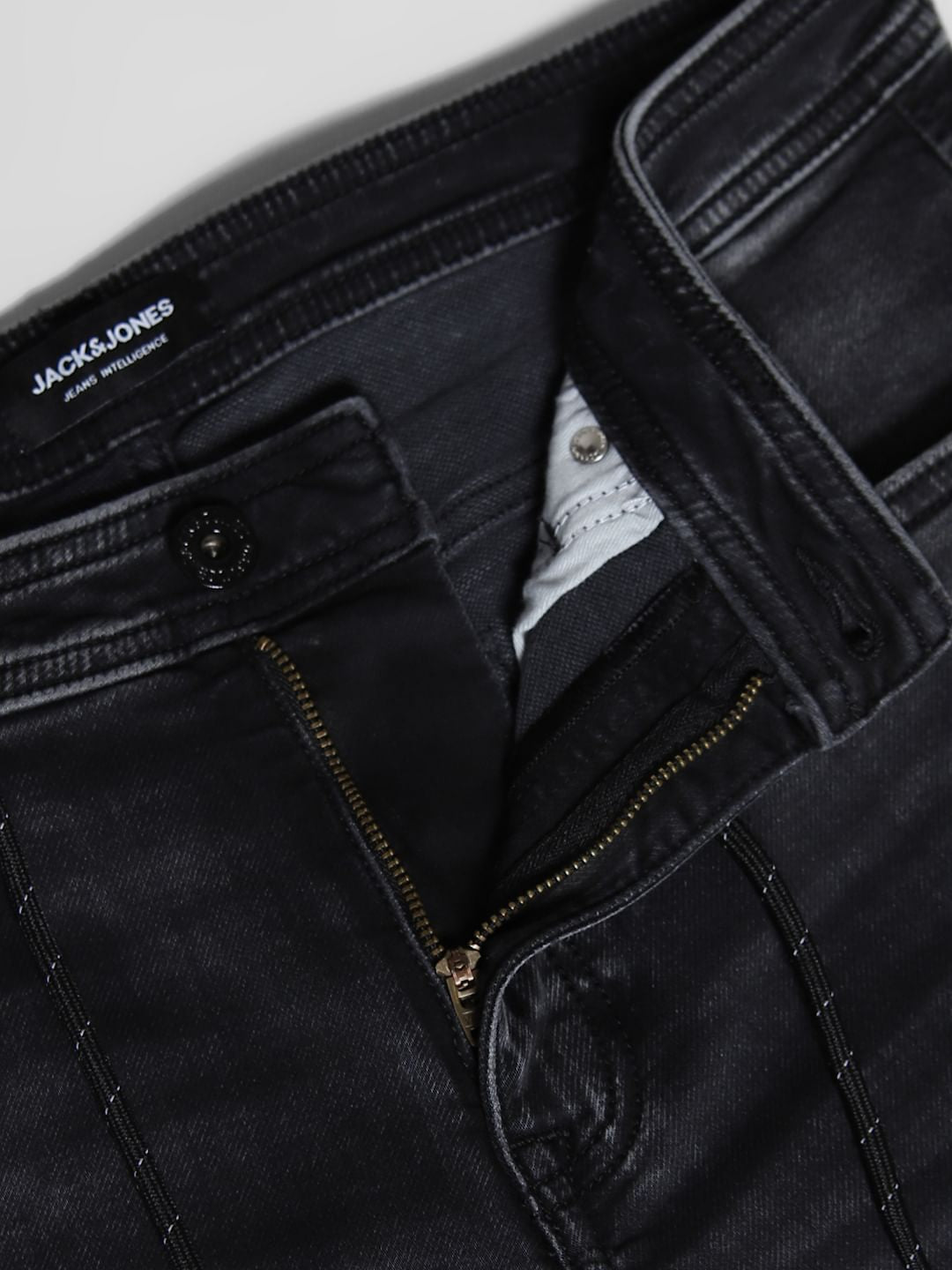 Black Low Rise Glenn Slim Fit Jeans