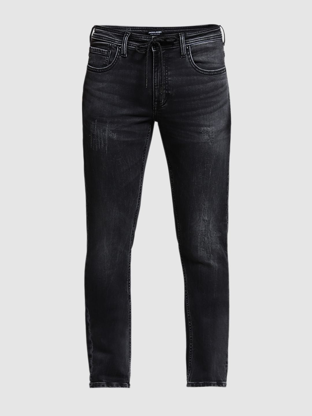 Black Low Rise Glenn Slim Fit Jeans