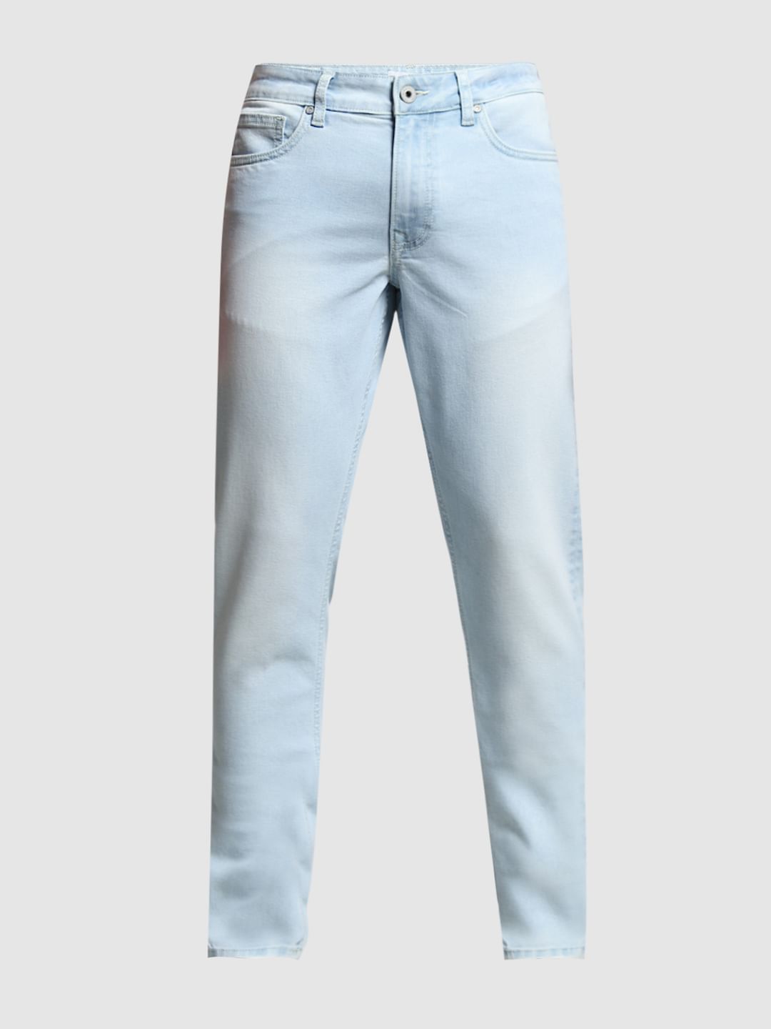 Light Blue Cotton Glenn Slim Fit Jeans