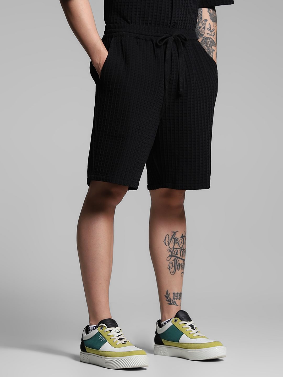 Black Co-ord Set Shorts