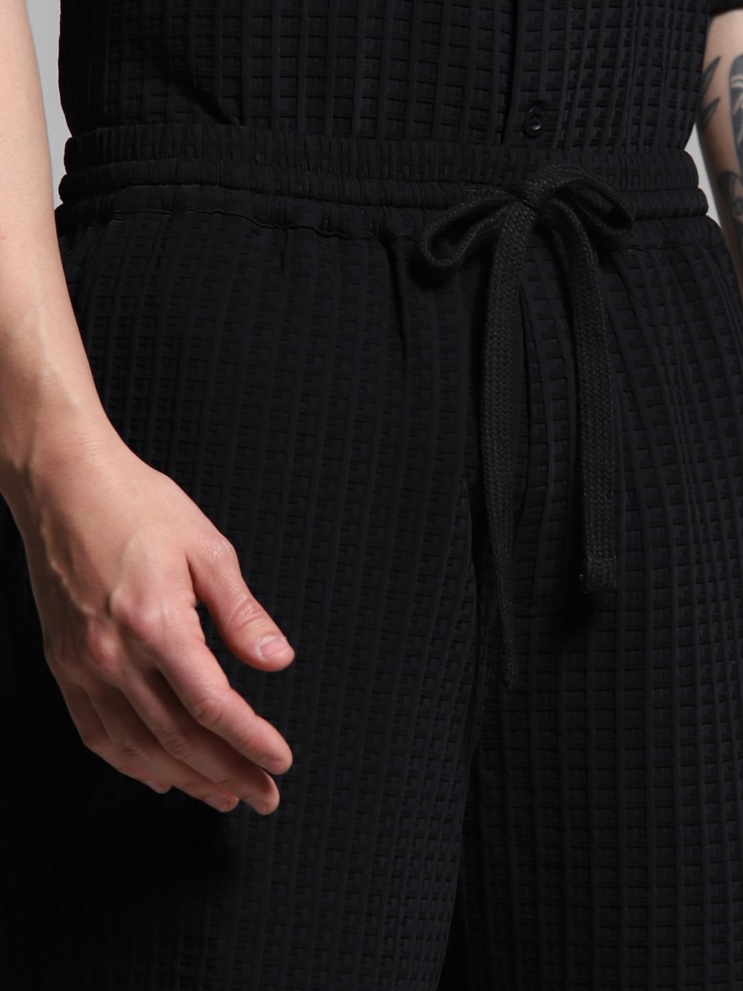 Black Co-ord Set Shorts