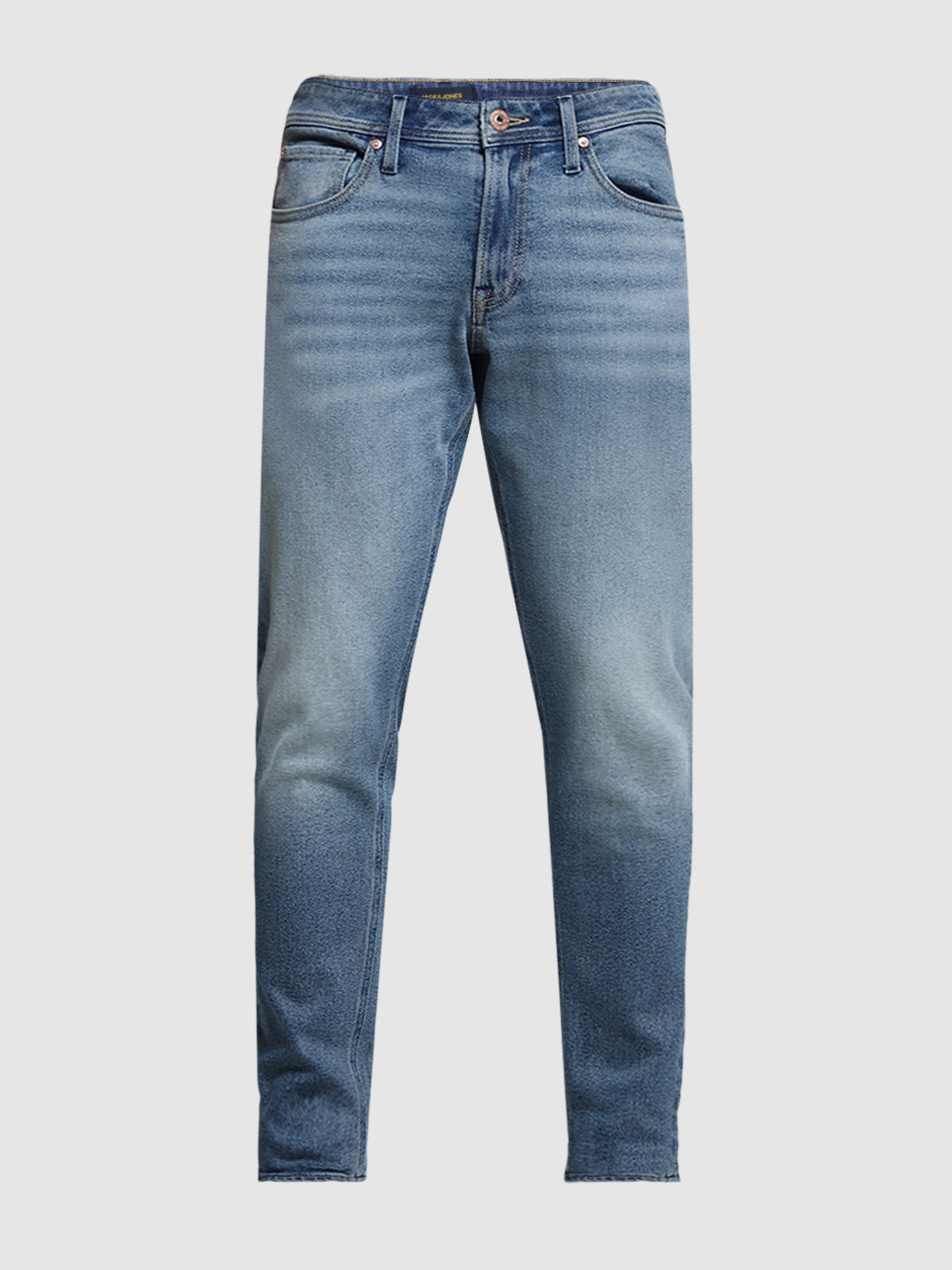 JACK&JONES Blue Brak Slim Fit Cropped Jeans