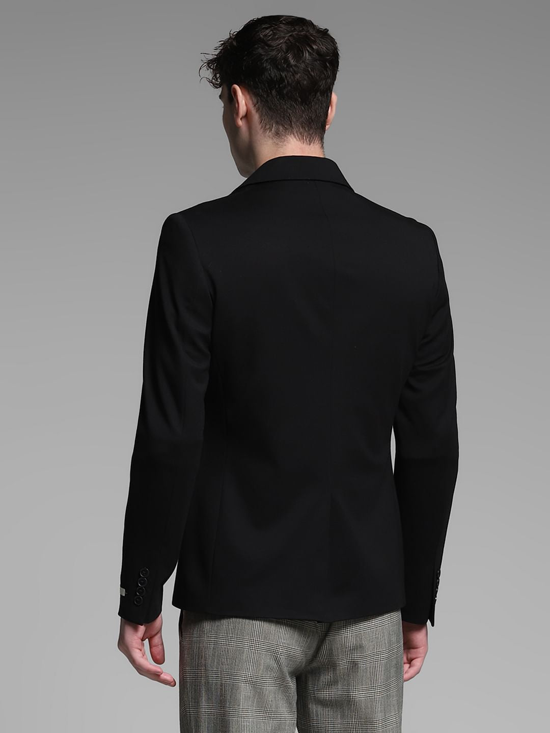 Black Stretch Formal Blazer