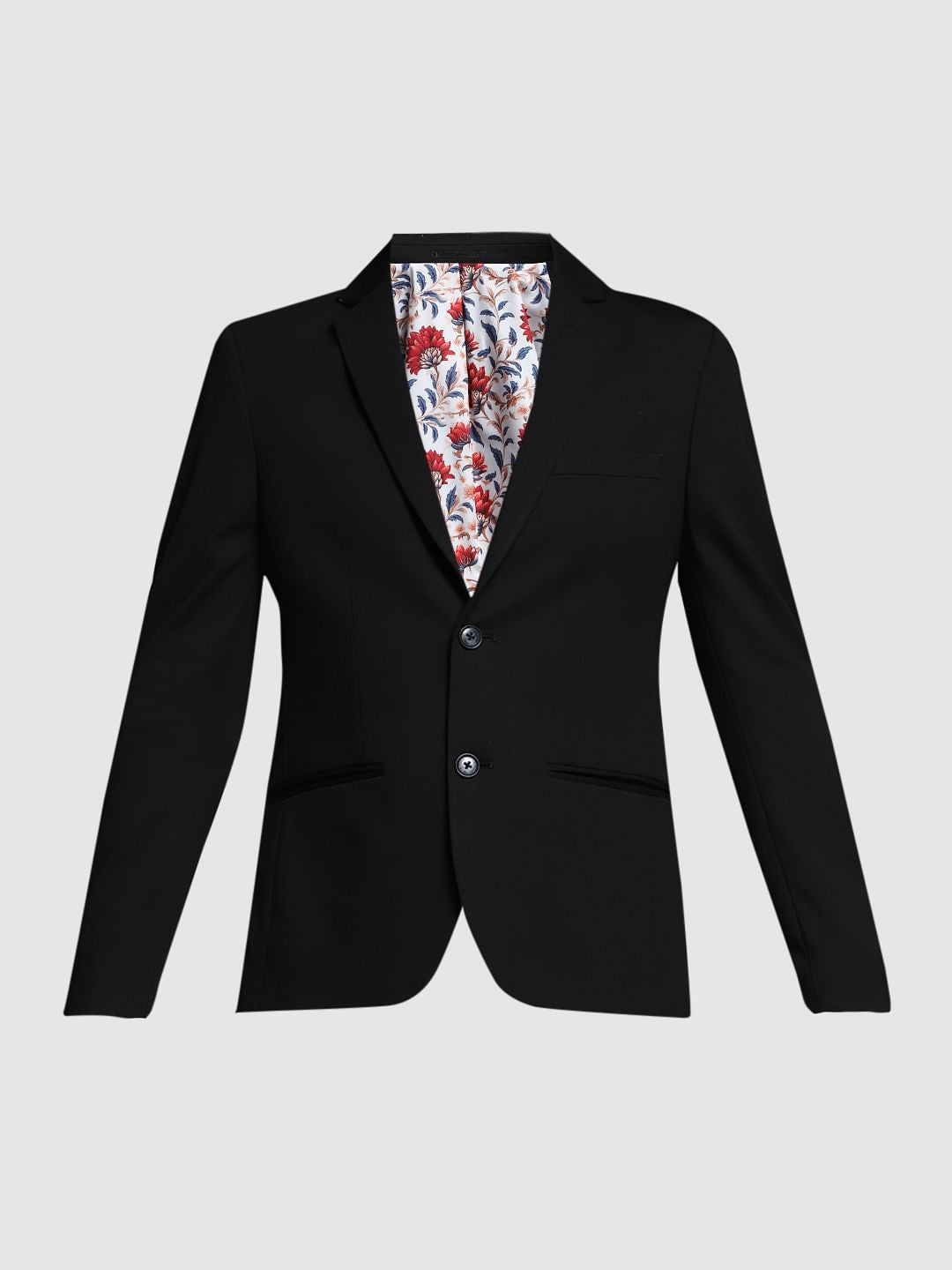 Black Stretch Formal Blazer