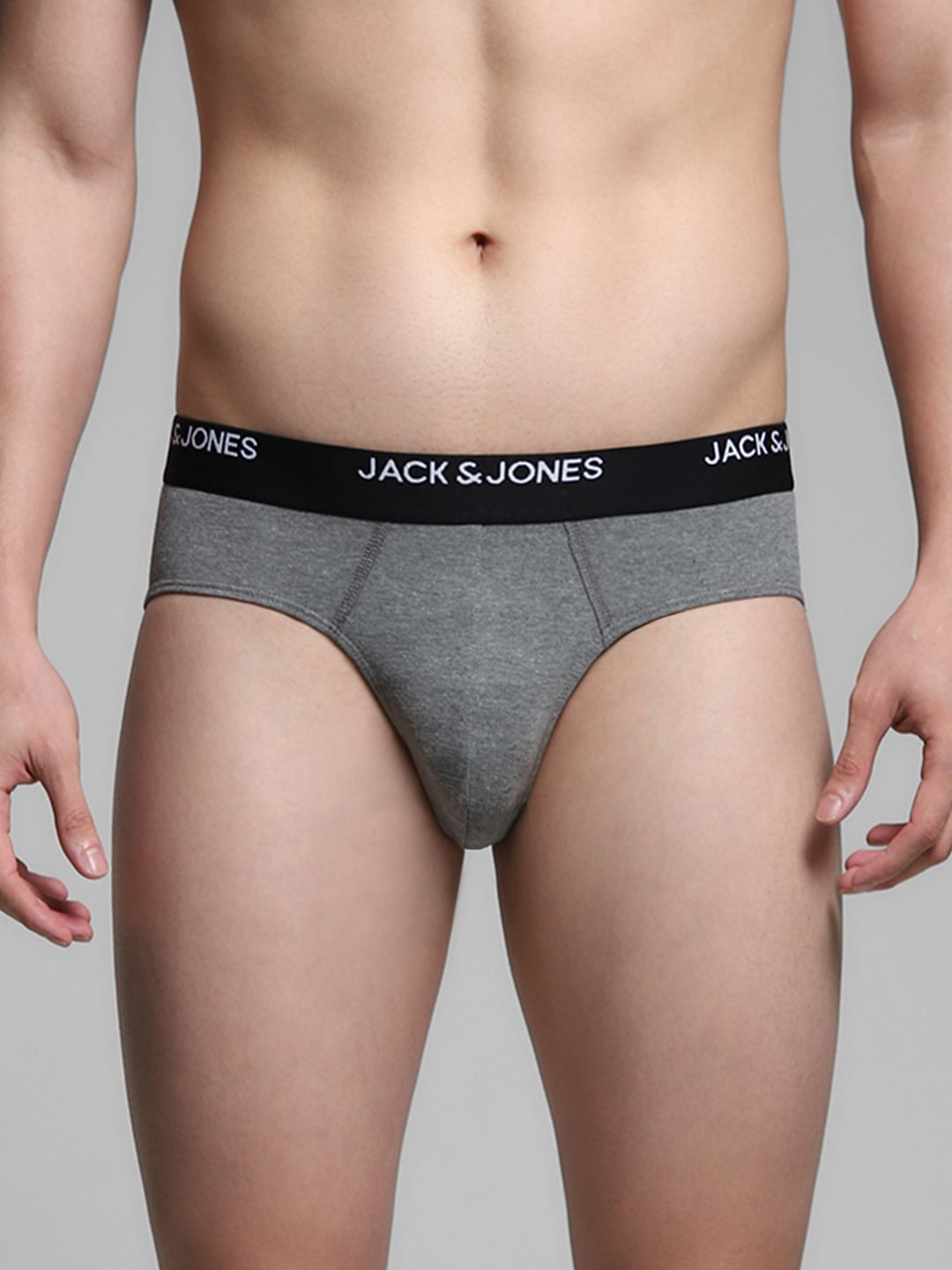 Pack of 3 Briefs - Blue, Grey, Black