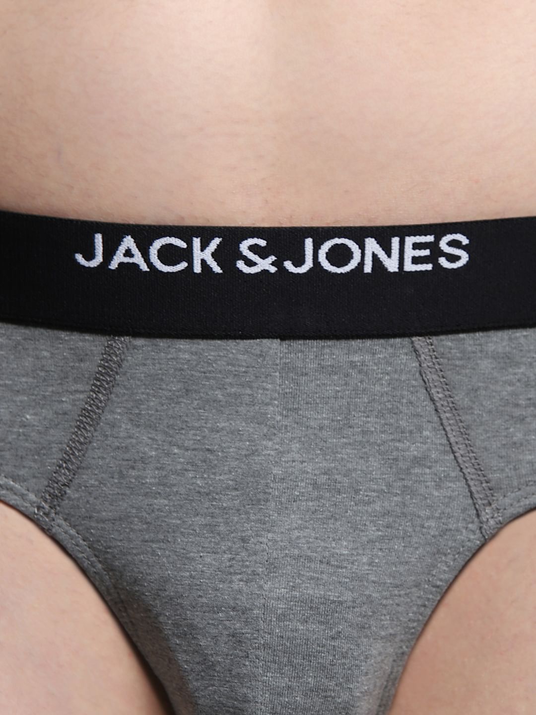 Pack of 3 Briefs - Blue, Grey, Black