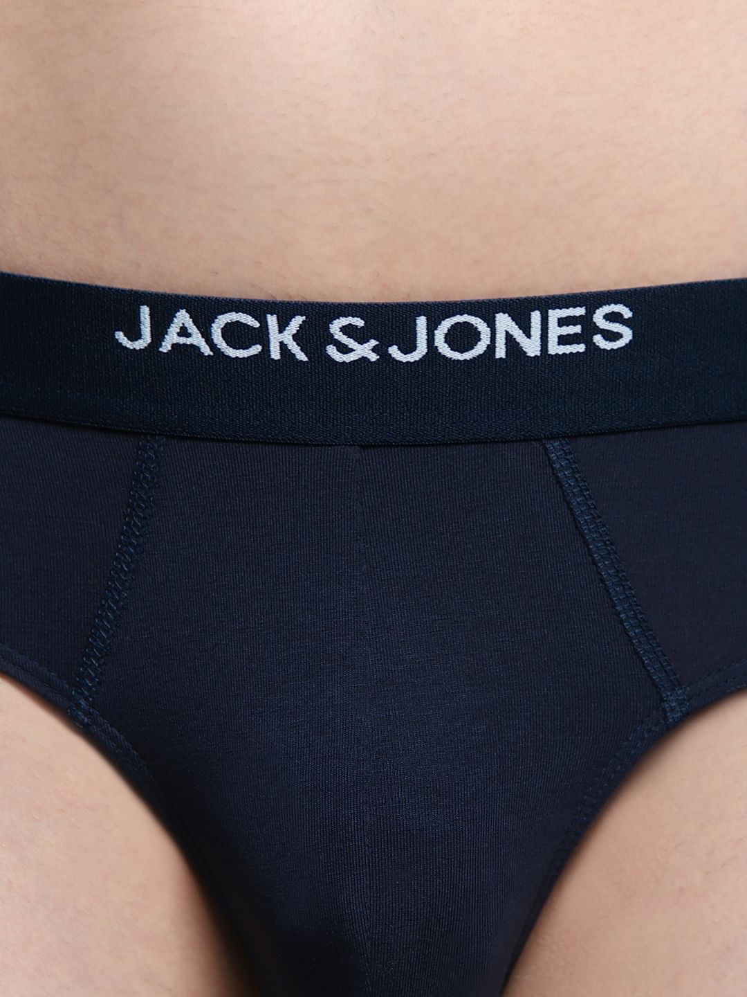 Pack of 3 Briefs - Blue, Grey, Black