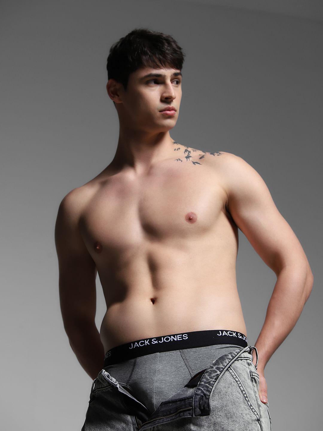 Pack of 3 Briefs - Blue, Grey, Black