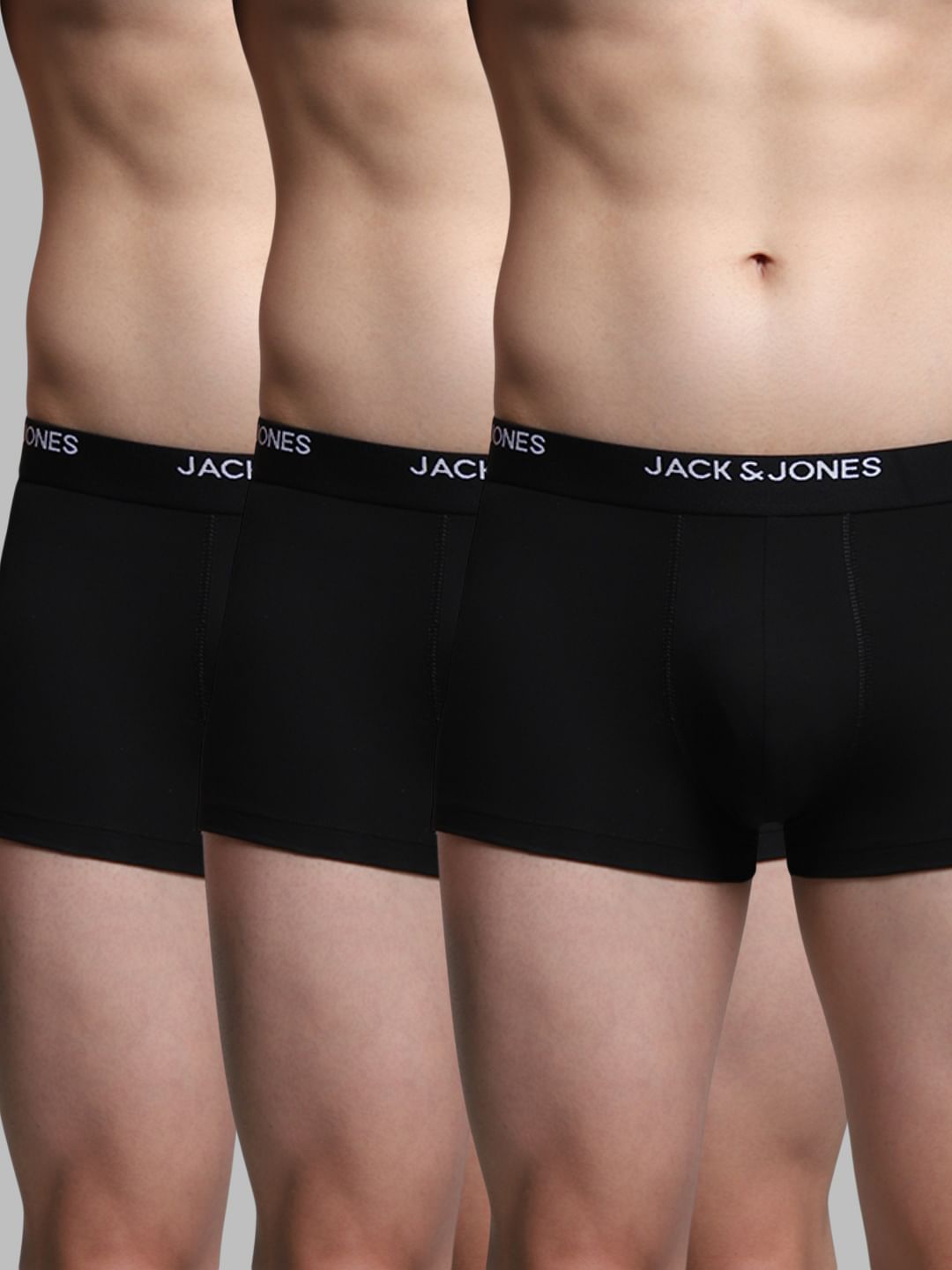 Pack of 3 Jet Black Trunks