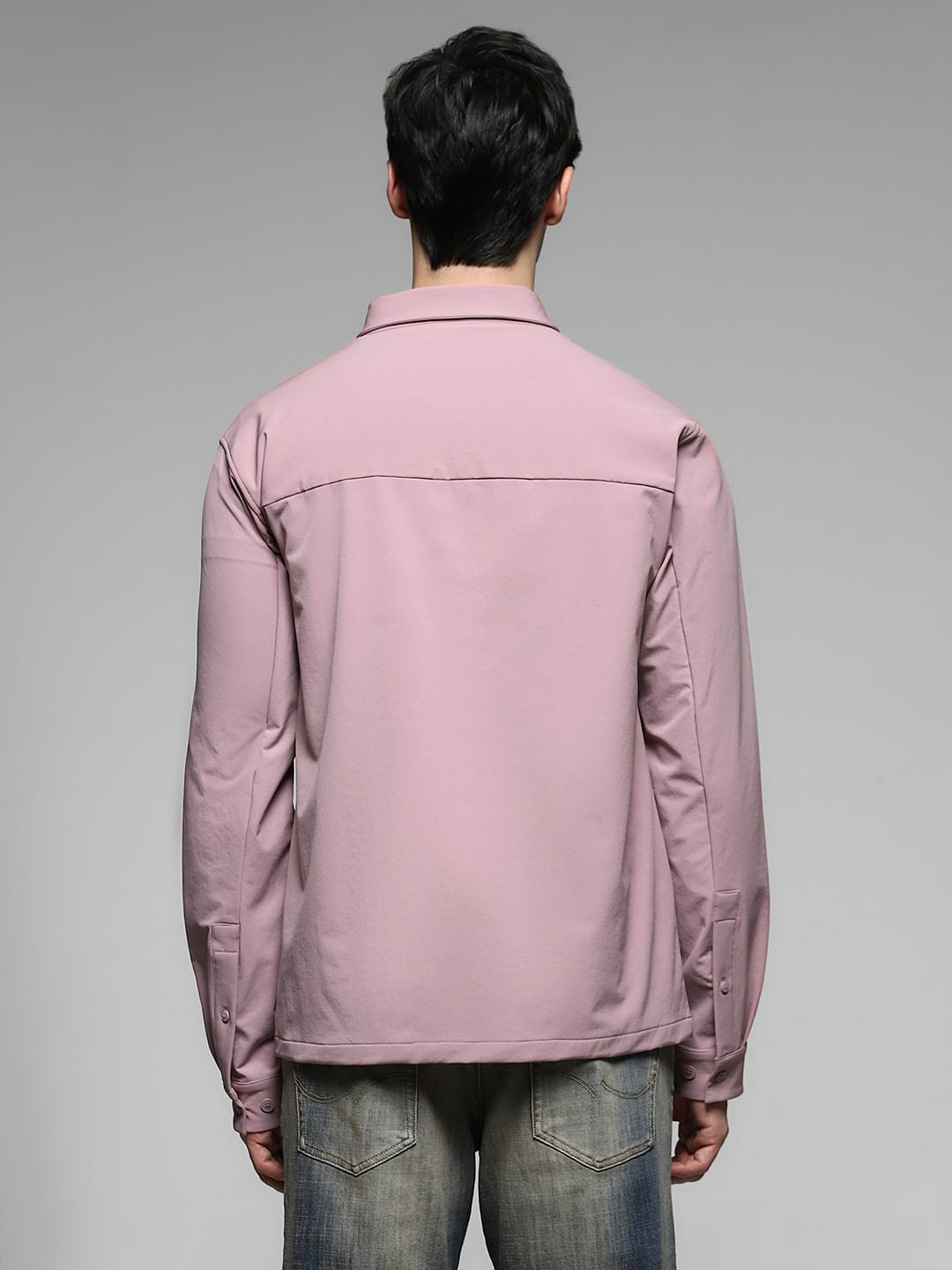 Lilac Full Sleeves Overshirt