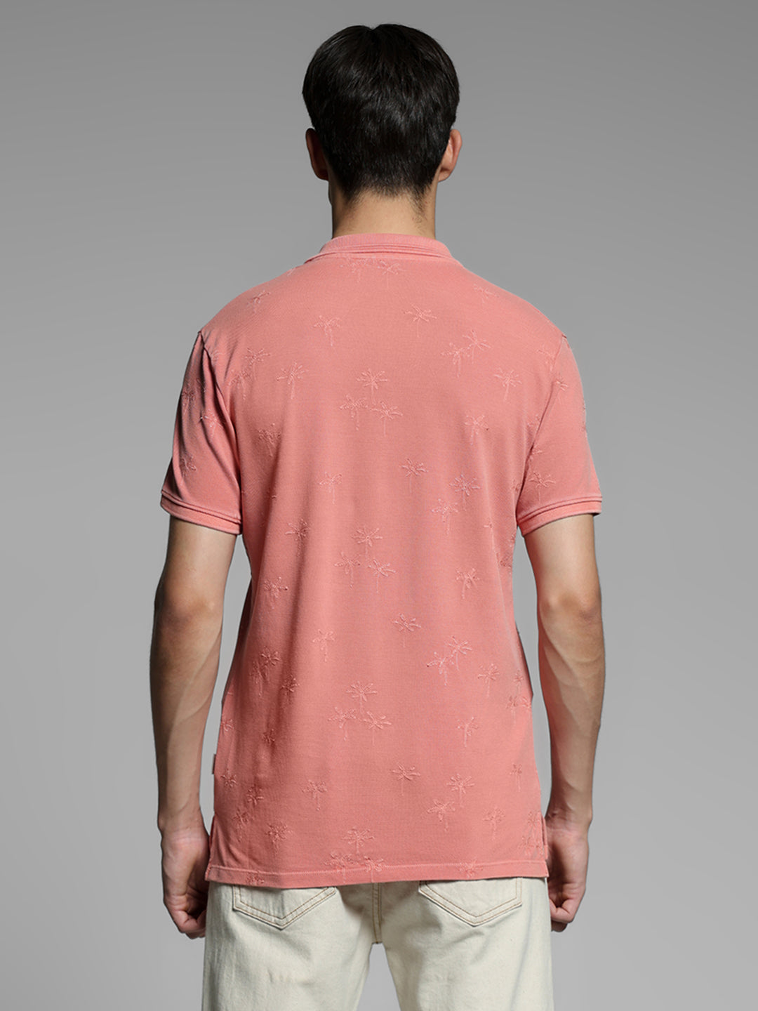 Shell Pink Embroidered Polo