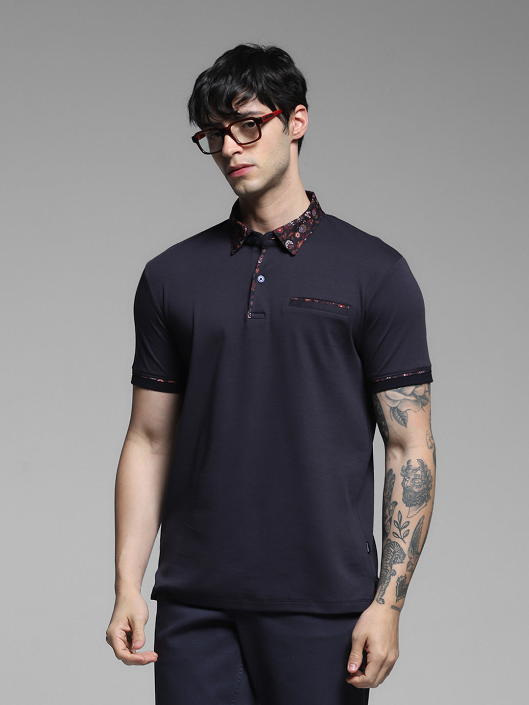 JACK&JONES Navy Regular Fit T-Shirts
