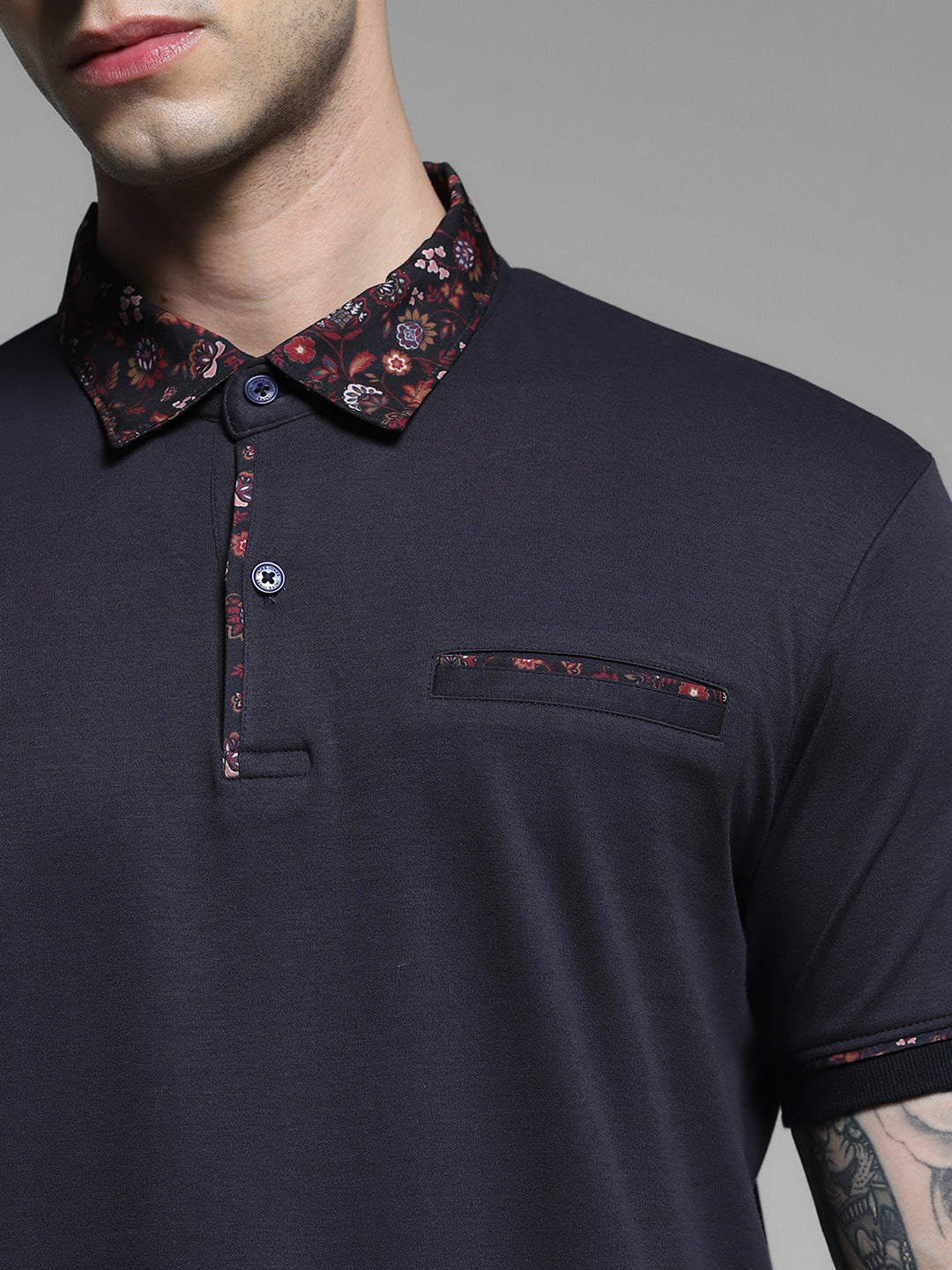 JACK&JONES Navy Regular Fit T-Shirts