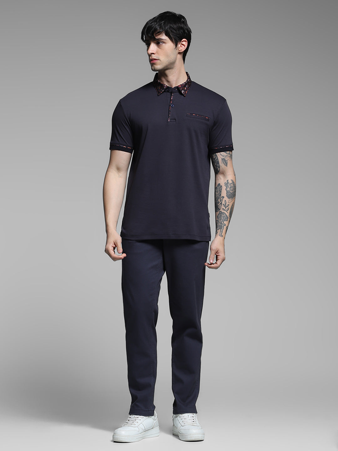 JACK&JONES Navy Regular Fit T-Shirts