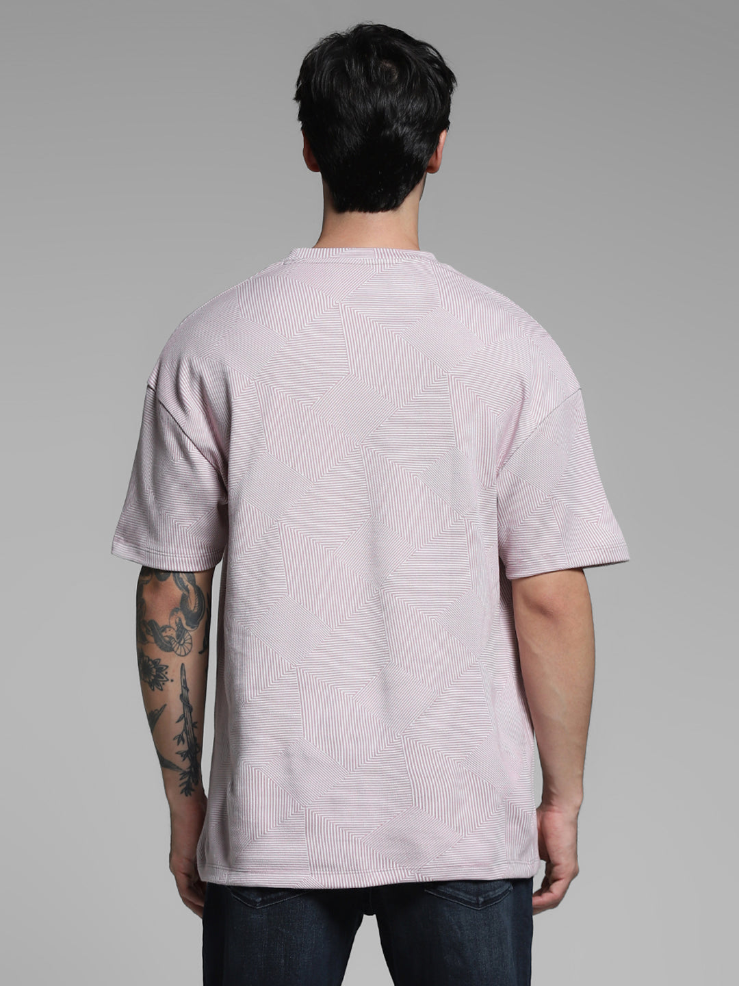 Lilac Crew Neck Oversized T-shirt