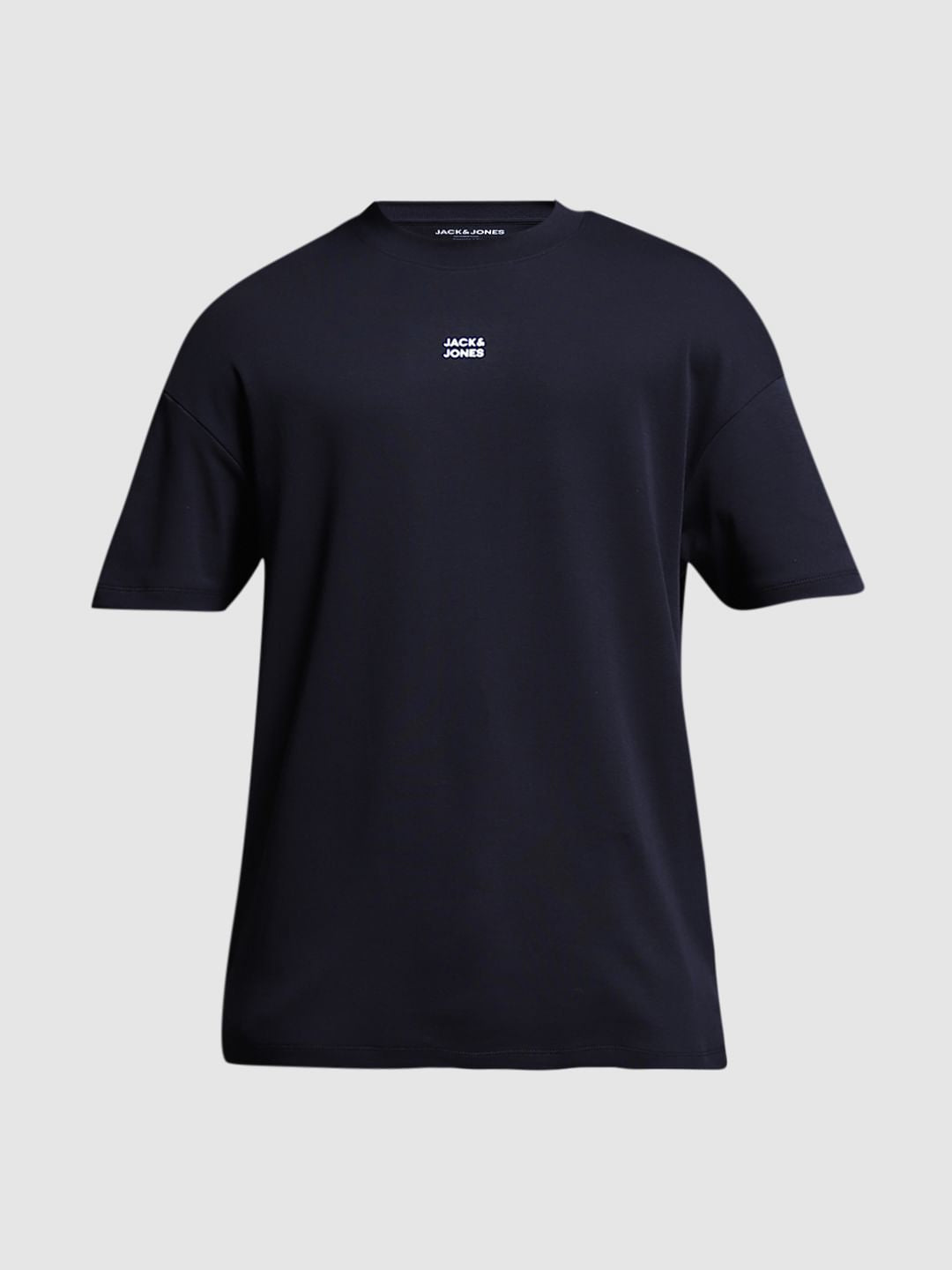 Blue Graphic Print Oversized T-shirt